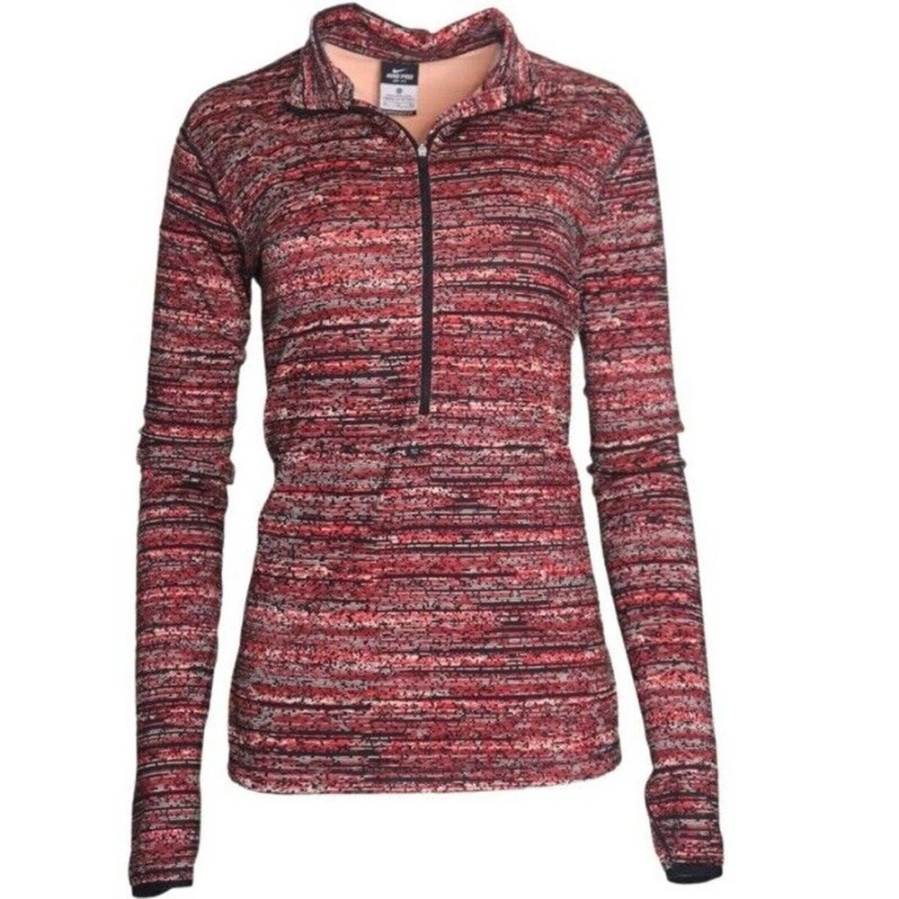 Nike Pro 1/2 Zip Pullover Performance Jacket Static Size Small